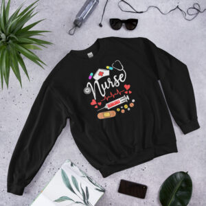 Cute Nurse Sweatshirt – Adorable & Cozy for Caring Nurses