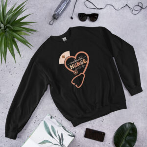 Brown Nurse Sweatshirt – Proudly Representing Melanated Nurses
