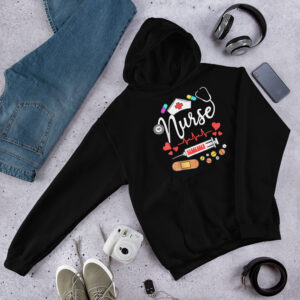 Cute Nurse Hoodie – Adorable & Stylish Design for Nurses
