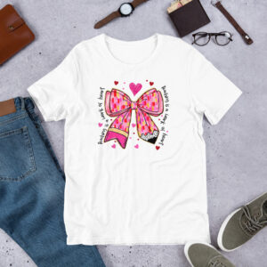Cute Pink Teacher Shirt – Brighten Your Wardrobe with Style